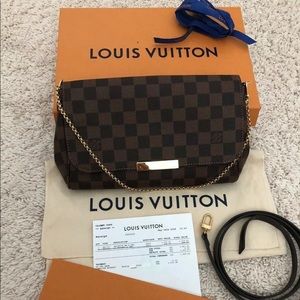 LOUIS VUITTON Damier Ebene Favorite MM
